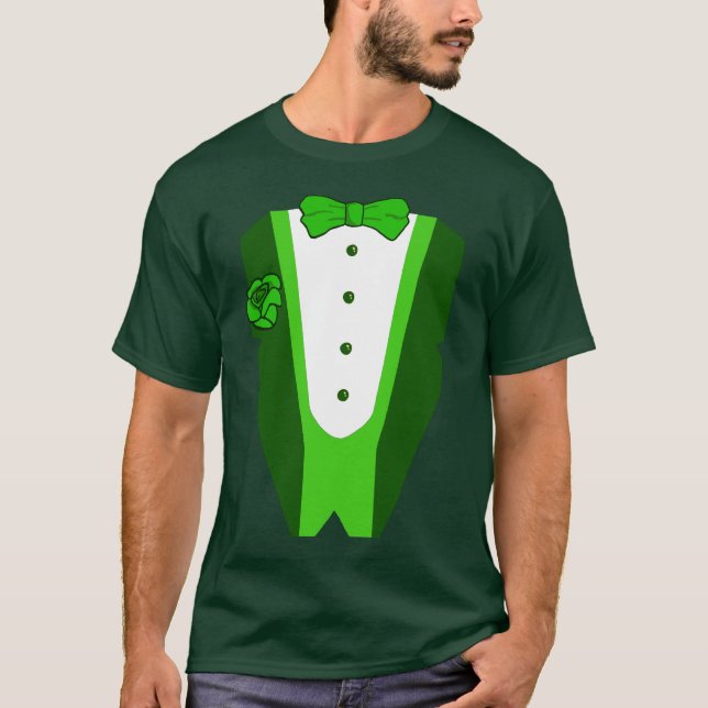 Sts Patrick t-skjorta för dagtux T Shirt (Framsida)