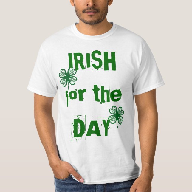 Sts Patrick T-tröja för Shamrock för dag rolig Tröja (Framsida)