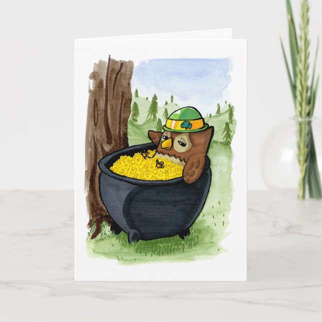 Sts Patrick uggla Kort (Framsida)