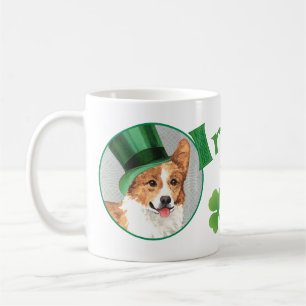 Sts Patrick walesisk Corgi för dagPembroke Kaffemugg