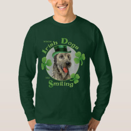 Sts Patrick Wolfhound för dagirländare T-shirt