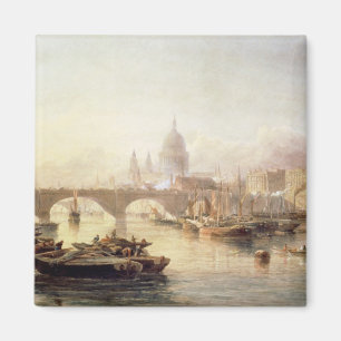 Sts Paul domkyrka och London överbryggar Magnet