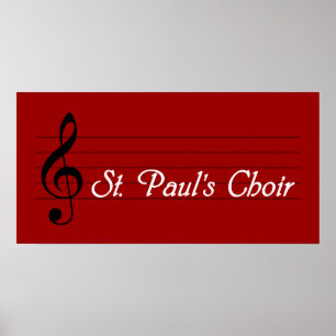Sts Paul kör Poster