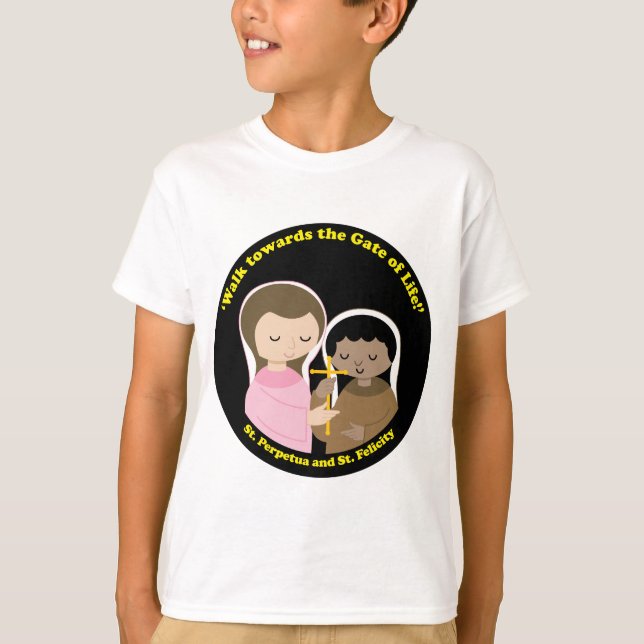 Sts. Perpetua och Felicity T-shirt (Framsida)
