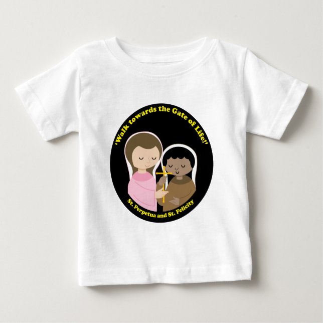 Sts. Perpetua och Felicity T-shirt (Framsida)