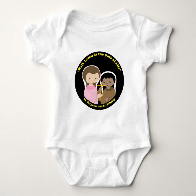 Sts. Perpetua och Felicity Tee Shirt (Framsida)