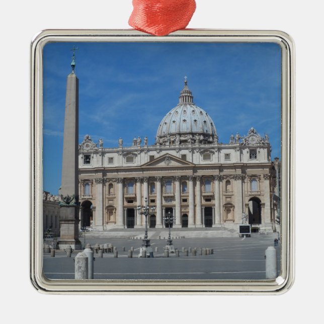 Sts Peter basilica Vatican City Julgransprydnad Metall (Framsidan)