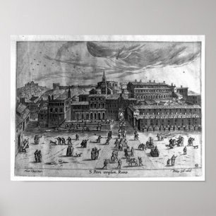 Sts Peter kyrka, från 'beskådar av Rome Poster