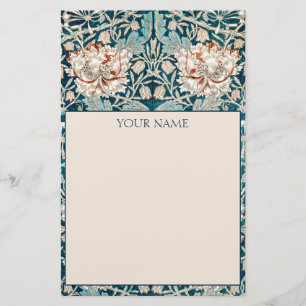 STSTIONERI: WILLIAM MORRIS : HONEYSUCKLE BREVPAPPER