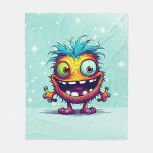 Stu 001 är Mini Monster Troll Fleecefilt