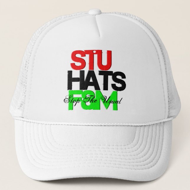 STU.™-lock - STU-HATTAR F&M Truckerkeps (Framsida)
