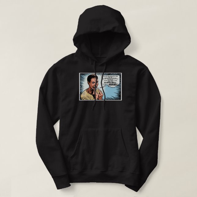 Stu Macher Skräm Movie Tecknad Adaption Panel Art  Hoodie (Design framsida)