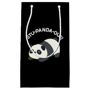 Stu-panda-ous Funny Panda Pun Mörk BG