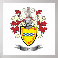 Stuart Family Crest Jackar av Arm