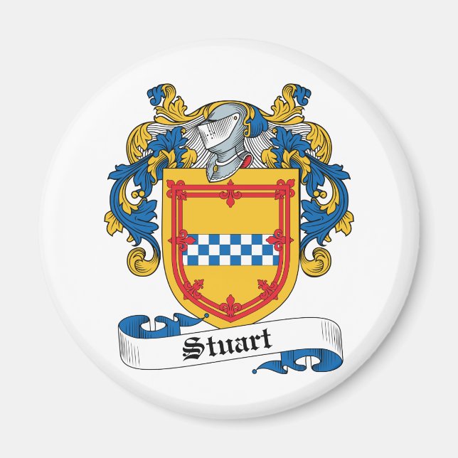 Stuart Family Crest Magnet (Framsidan)