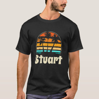 Stuart Florida Beach Fl Beach Bum Us Cities Summer T Shirt