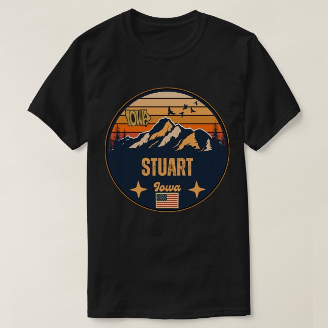 Stuart, Iowa T Shirt (Design framsida)