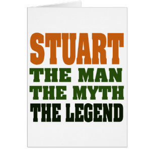 STUART - manen, mythen, legenden Hälsningskort