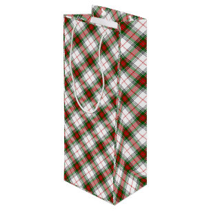 Stuart/Stewart tartan white red grönt plaid