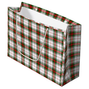 Stuart/Stewart tartan white red grönt plaid