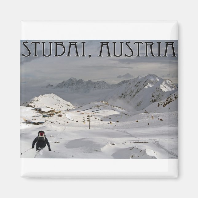 Stubai Glacier Magnet (Framsidan)