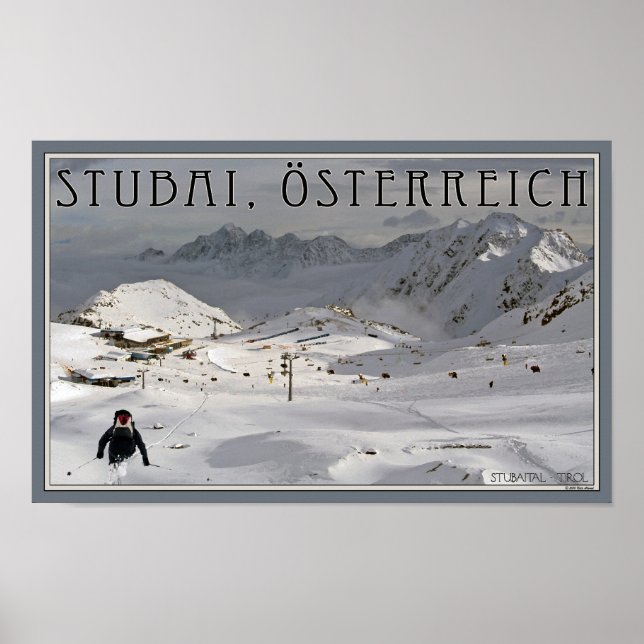 Stubai Glacier Poster (Framsidan)