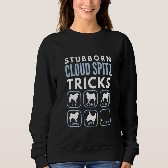 Stubborn American Eskimo Hund Tricks - Hund Traini T Shirt (Framsida)