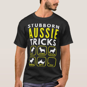 Stubborn Aussie Tricks - Hund Training Premium T Shirt