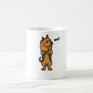 Stubborn Australian Terrier Hund Kaffemugg