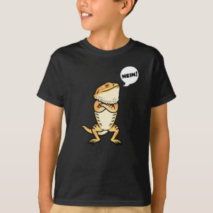 Stubborn Beared Dragon Pogona Reptile Lizard T Shirt