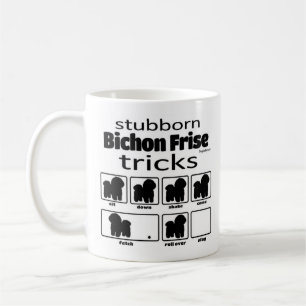 Stubborn Bichon Frise Tricks Kaffemugg