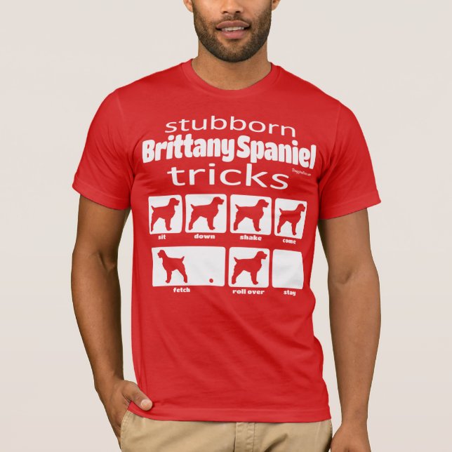Stubborn Brittany Spain Tricks T-Shirt (Framsida)