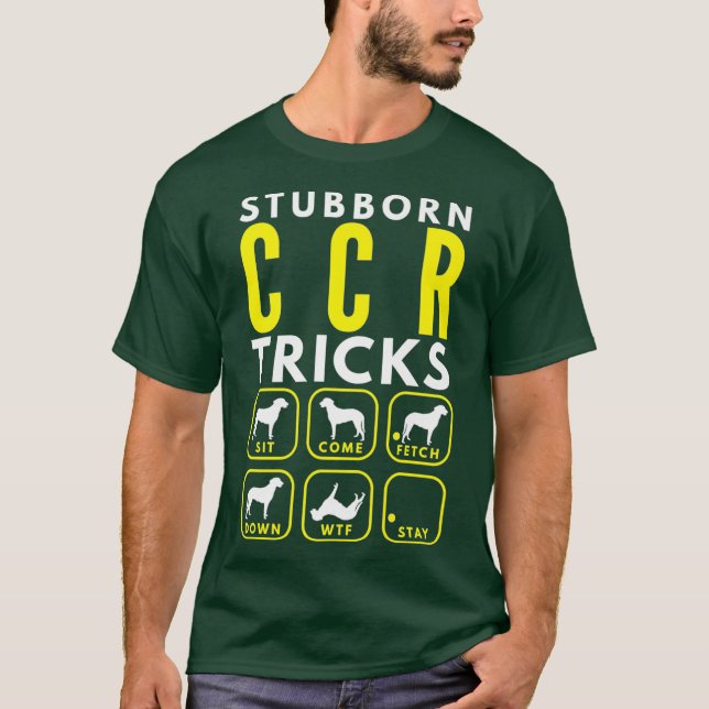 Stubborn CCR-test - Hund Training Premium T Shirt (Framsida)