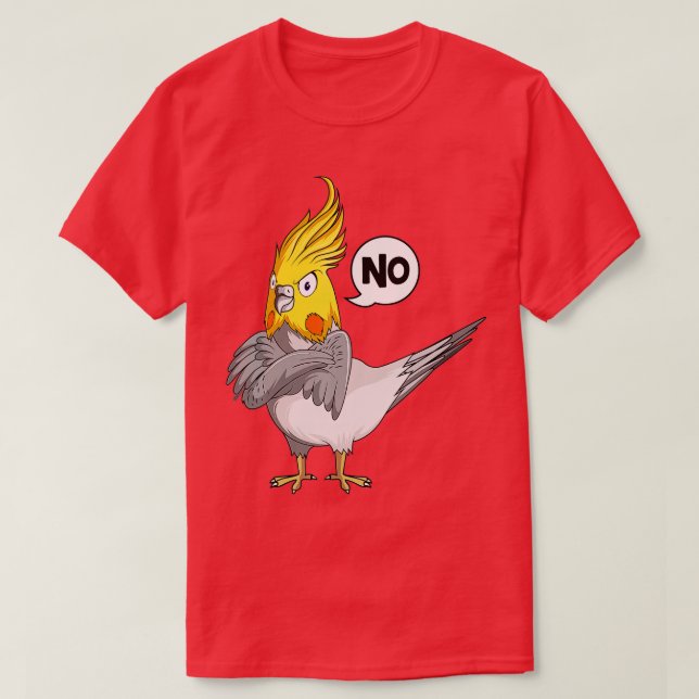 Stubborn Cockatiel Bird Älskare Kids Women T Shirt (Design framsida)