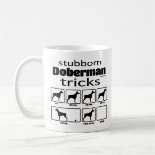 Stubborn Doberman Tricks Kaffemugg