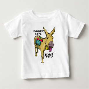 Stubborn donkey Lusle T Shirt