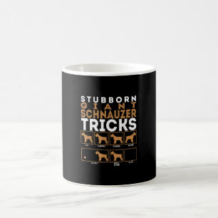 Stubborn Giant Schnauzer Hund Tricks Graphic Kaffemugg