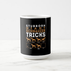 Stubborn Giant Schnauzer-Hund Tricks Graphics Kaffemugg