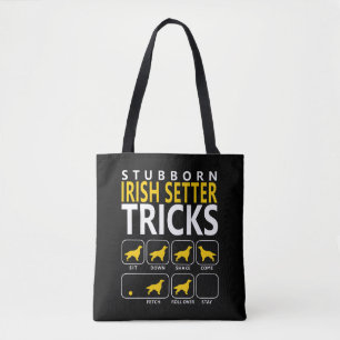 Stubborn Irish Setter Tricks Funny Irish Setter Tygkasse