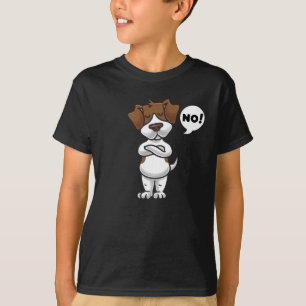 Stubborn Jack Russell Terrier Hund T Shirt