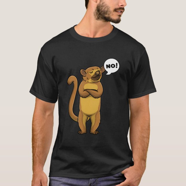 Stubborn Kinkajou T Shirt (Framsida)