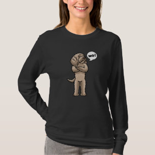 Stubborn Labradoodle Hund T Shirt