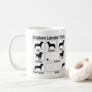 Stubborn Labrador Retriever-Hund Kaffemugg