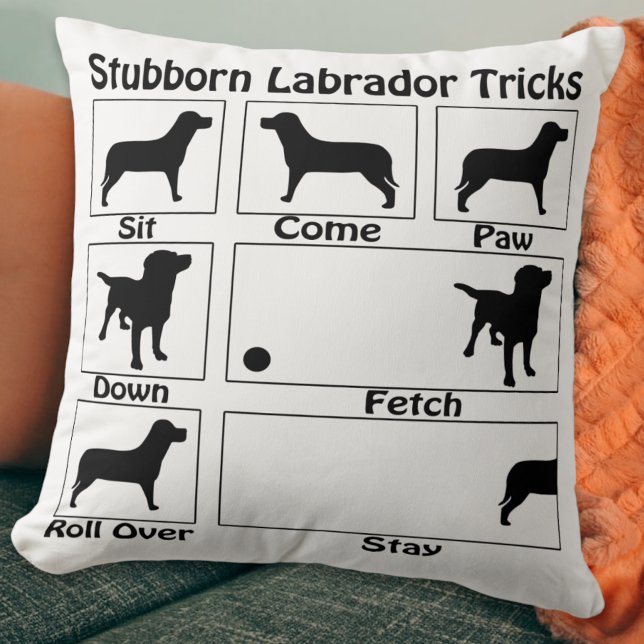Stubborn Labrador Tricks Kudde (Skapare uppladdad)