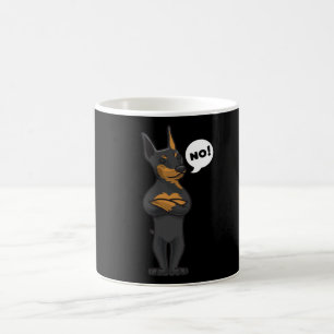 Stubborn Miniature Pinscher Kaffemugg