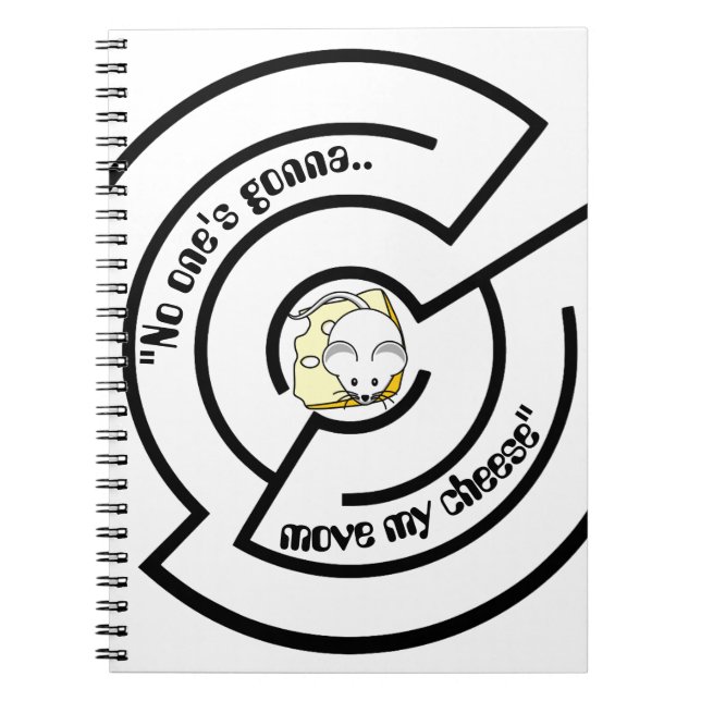 Stubborn Mouse Cheese Maze Anteckningsbok (Framsidan)