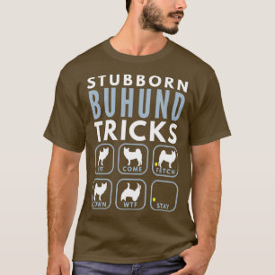 Stubborn Norska Buhund Tricks - Hund Training T Shirt