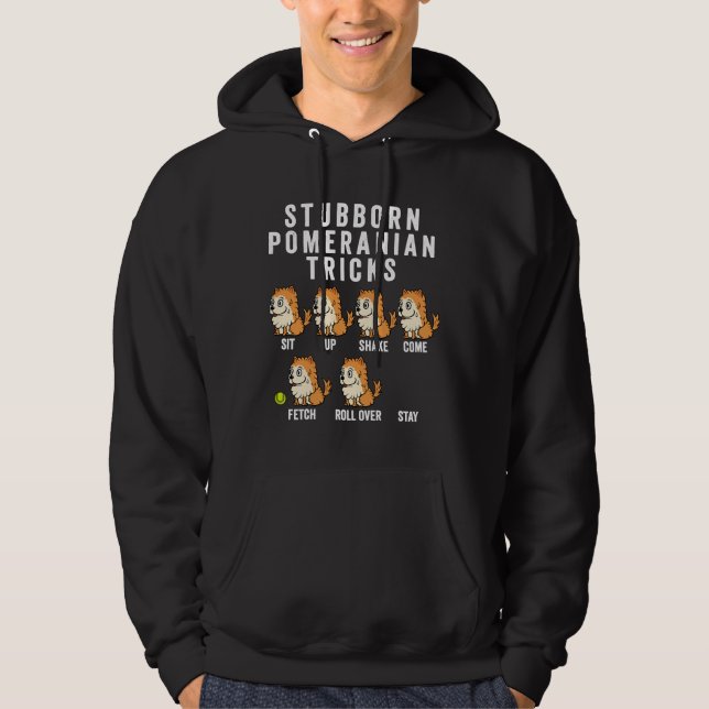 Stubborn Pommern Tricks Hoodie (Framsida)