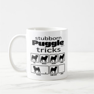 Stubborn Puggle Tricks Kaffemugg