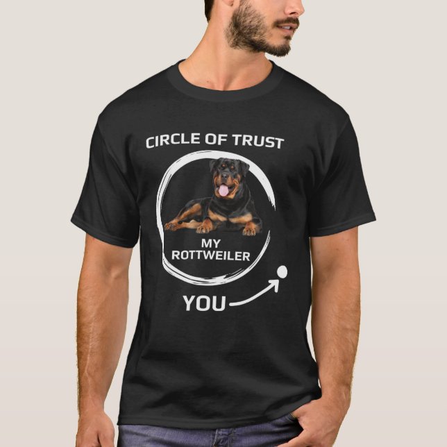 Stubborn Rottweiler Tricks T Shirt (Framsida)